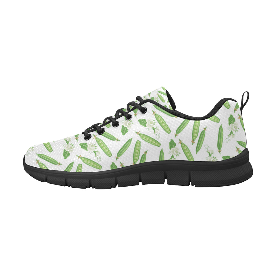 Green Peas Pattern Print Design 04 Women's Sneaker Shoes