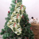 heliconia pattern Christmas Stocking