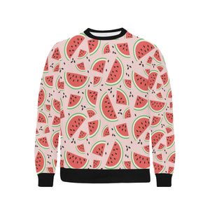 Watermelon pattern Men's Crew Neck Sweatshirt