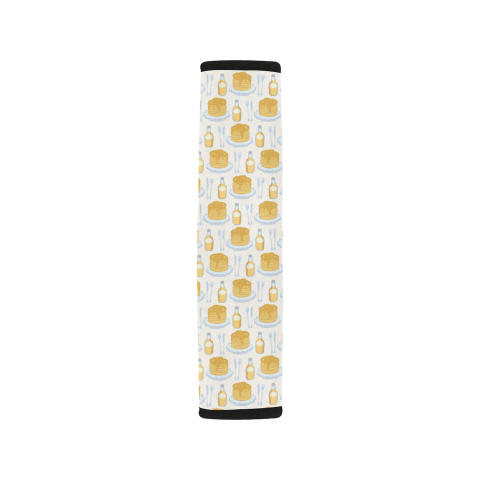 Pancake Pattern Print Design 05 Car Seat Belt Cover