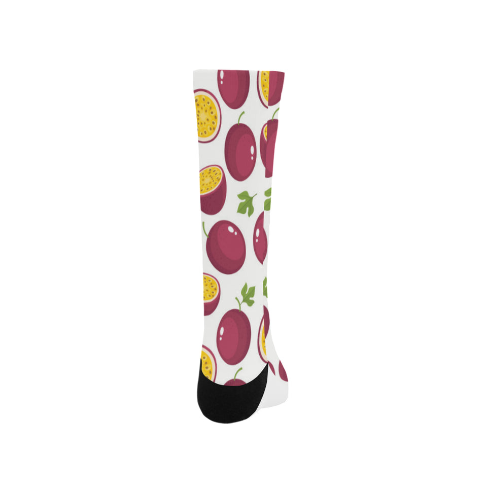 Passion fruit design pattern Crew Socks