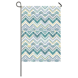 zigzag chevron paint design pattern House Flag Garden Flag