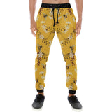 Bee flower pattern Unisex Casual Sweatpants
