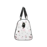 Poodle dog rose cake pattern Travel Bag