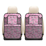 Piano Pattern Print Design 01 Car Seat Back Organizer