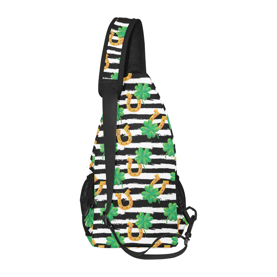 Horseshoes Pattern Print Design 01 All Over Print Chest Bag