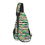 Horseshoes Pattern Print Design 01 All Over Print Chest Bag