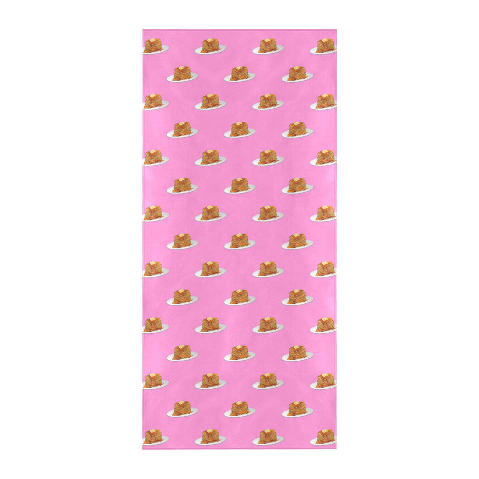 Pancake Pattern Print Design 04 Beach Towel