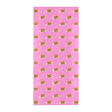 Pancake Pattern Print Design 04 Beach Towel