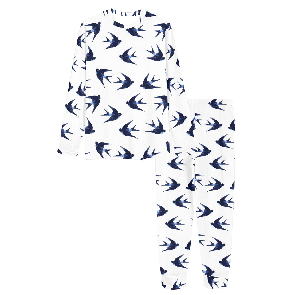 Swallow Pattern Print Design 03 Women's All Over Print Pajama Set