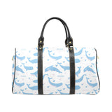 Blue whale pattern Travel Bag
