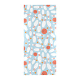 Bowling ball bowling pins blue blackground Beach Towel