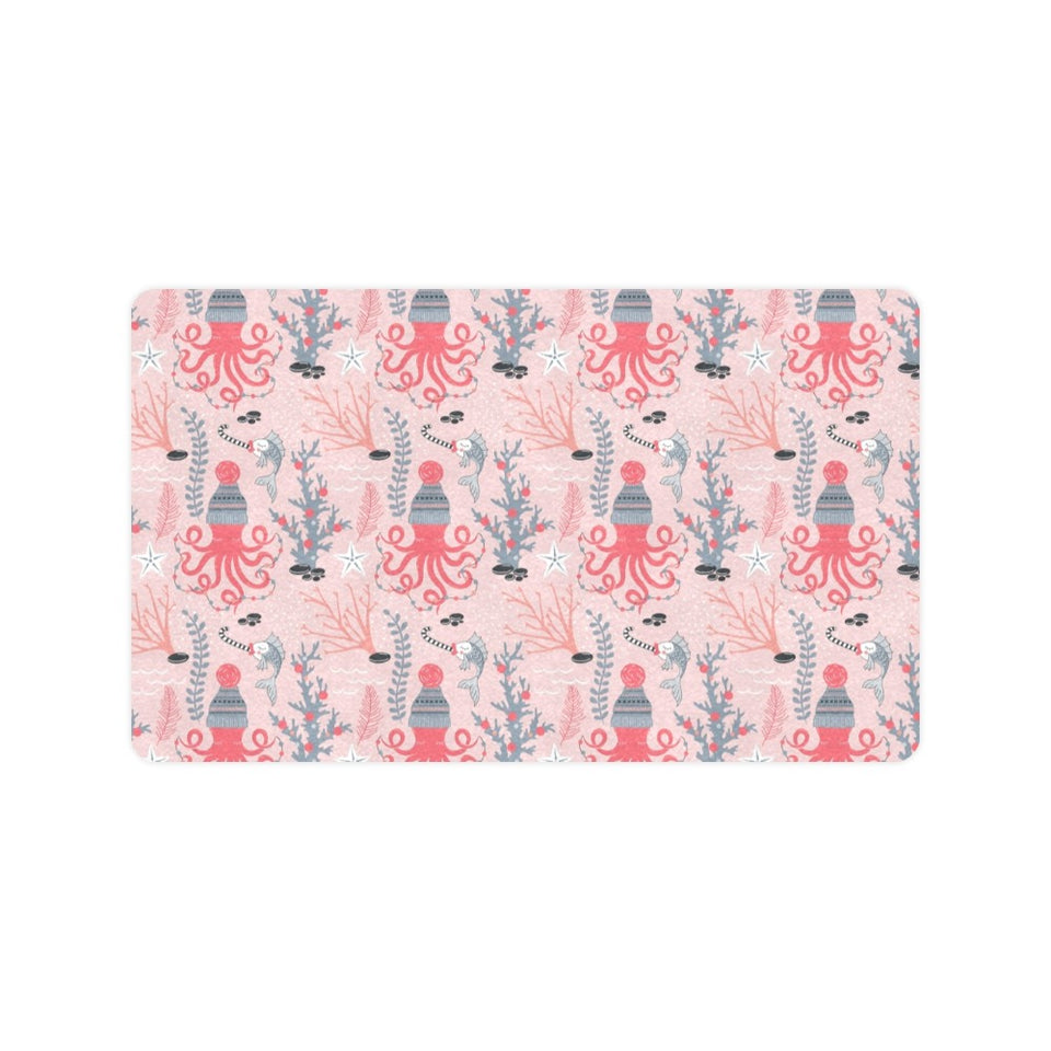 Octopus winter hat garland Fish candy Seaweed Cora Doormat