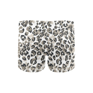 Leopard skin print pattern Men's Swimming Trunks