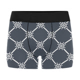 nautical steering wheel rope pattern Men's All Over Print Boxer Briefs Men's Underwear