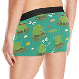 Cute frog dragonfly design pattern Men's All Over Print Boxer Briefs Men's Underwear
