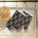 Eagle Pattern Print Design 05 Heat Resistant Oven Mitts