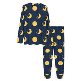 Moon star pattern Women's All Over Print Pajama Set