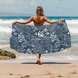 Coral Reef Pattern Print Design 05 Beach Towel