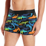 Colorful shark Men's All Over Print Boxer Briefs Men's Underwear