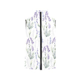 Hand painting Watercolor Lavender Men's Padded Vest