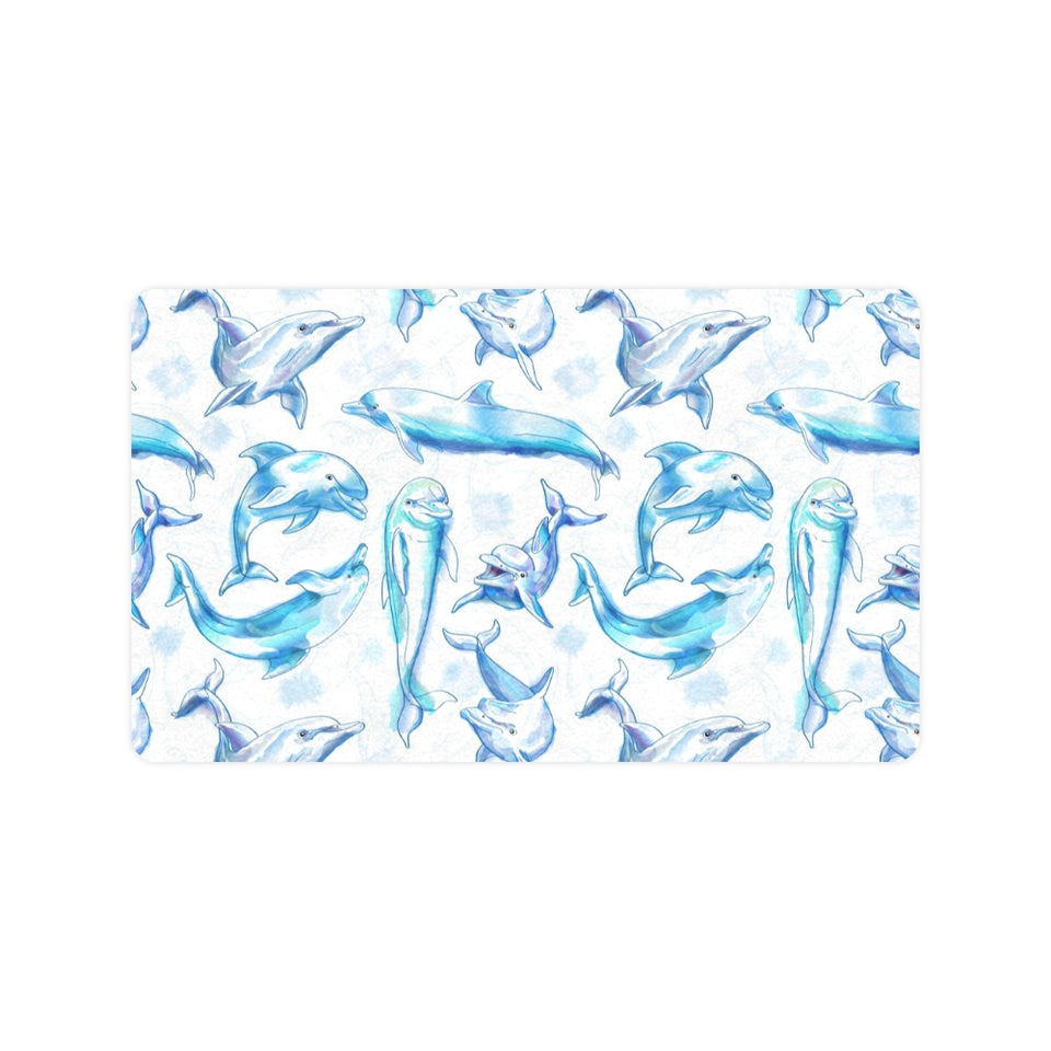 Watercolor dolphin pattern Doormat