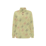 Camera Pattern Print Design 01 Women's Long Sleeve Polo Shirt