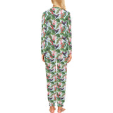 Hummingbird Pattern Print Design 05 Women's All Over Print Pajama Set