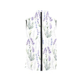 Hand painting Watercolor Lavender Women's Padded Vest