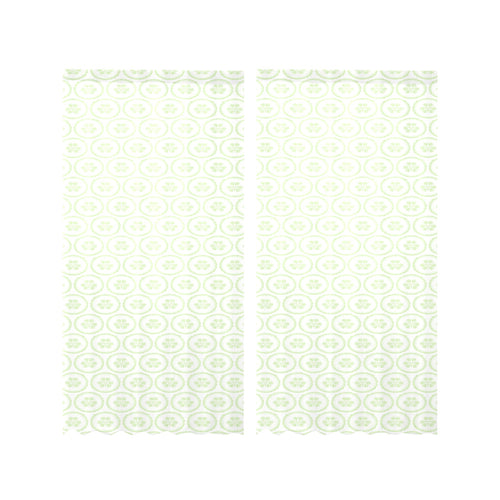 Cucumber pattern background Gauze Curtain