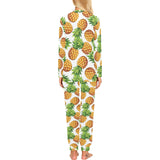 Pineapples design pattern Women's All Over Print Pajama Set