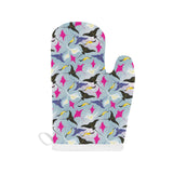 Stingray Pattern Print Design 01 Heat Resistant Oven Mitts