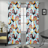 Rooster chicken cock snowfalke Gauze Curtain