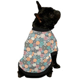 Gear Pattern Print Design 05 All Over Print Pet Dog Round Neck Fuzzy Shirt