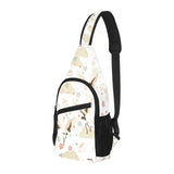 Beautiful Japanese cranes pattern All Over Print Chest Bag