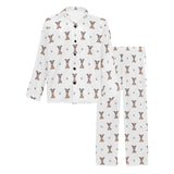 Greyhound Pattern Print Design 05 Men's Long Pajama Set