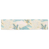 Bonsai bamboo stork japanese pattern cream theme Table Runner