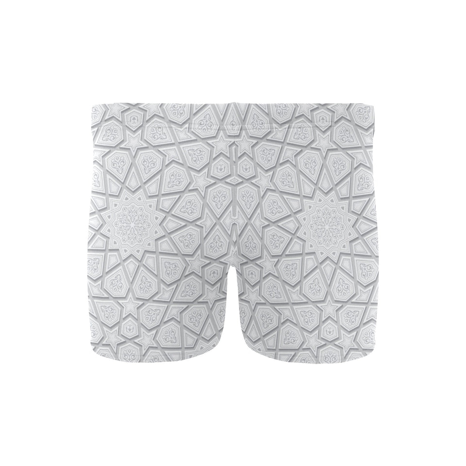 arabic star pattern Men's Swimming Trunks