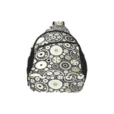 Gear Pattern Print Design 02 All Over Print Chest Bag