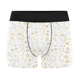 Christmas tree Christmas element Silver gold patte Men's All Over Print Boxer Briefs Men's Underwear
