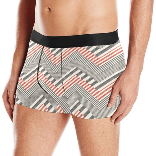 zigzag chevron striped pattern Men's All Over Print Boxer Briefs Men's Underwear