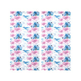 Hummingbird Pattern Print Design 02 Gauze Curtain