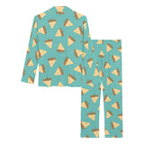 Sandwich Pattern Print Design 03 Women's Long Pajama Set