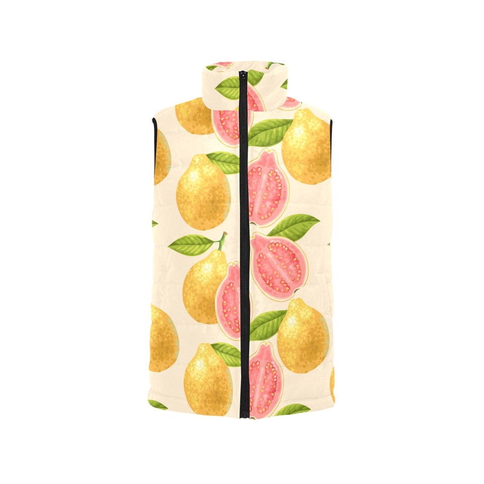 Beautiful guava pattern Women's Padded Vest