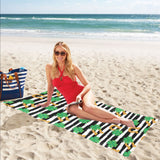 Horseshoes Pattern Print Design 01 Beach Towel