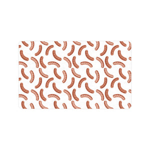 Sausage Pattern Print Design 04 Doormat
