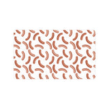 Sausage Pattern Print Design 04 Doormat