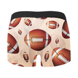 American football ball design pattern Men's All Over Print Boxer Briefs Men's Underwear