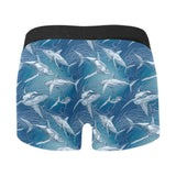Shark hand drawn Men's All Over Print Boxer Briefs Men's Underwear