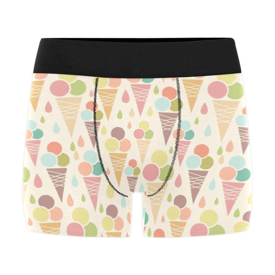 Ice cream cone pattern Men's All Over Print Boxer Briefs Men's Underwear